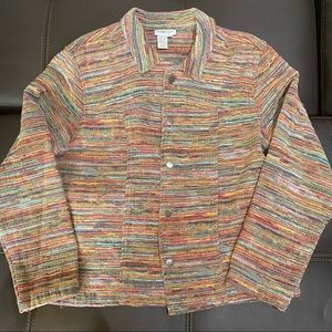 SOLD Multicolor Rainbow Thread Jacket